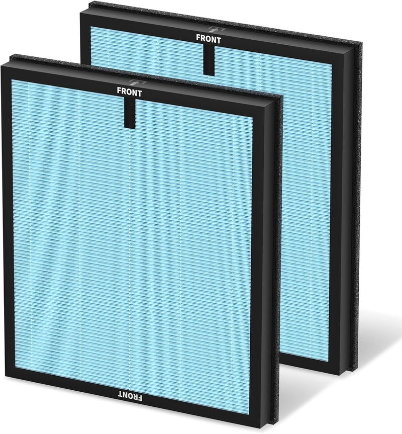 Sinnya 2 Pack HAP603 Replacement Filter Compatible with ECOSELF HAP603 / HAP603WF Air Puri-Fier Filter, Air Puri-fiers Replacement for Home Large Room with Smart Mode, # RFHAP603, Blue - Image 1